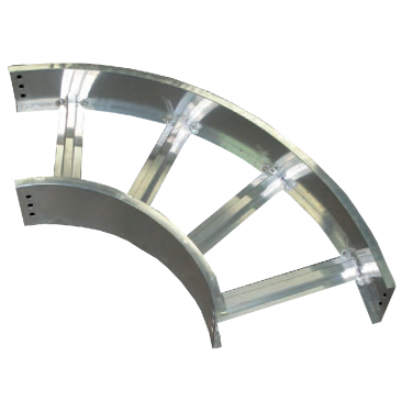 Aluminum Tray 18'' x 6'' 90° SS Hardware 